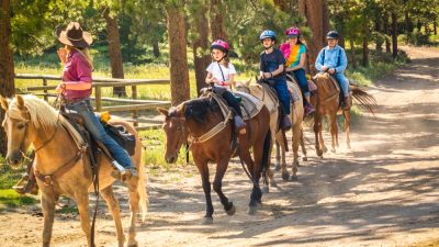 balade cheval en famille